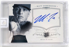 2012 Panini National Treasures #54/99 Matt Dominguez Rookie RC MLB Baseball Card