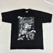 Tupac Marilyn Monroe Legend T Shirt Size Large Pro Club Made in USA