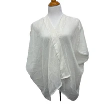 Cejon womens  Gauze  Kimono top Cream osfm