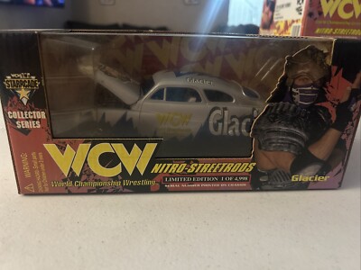 WCW Nitro Street Rods Glacier 1/24 Die Cast Car HTF WCW Starcade