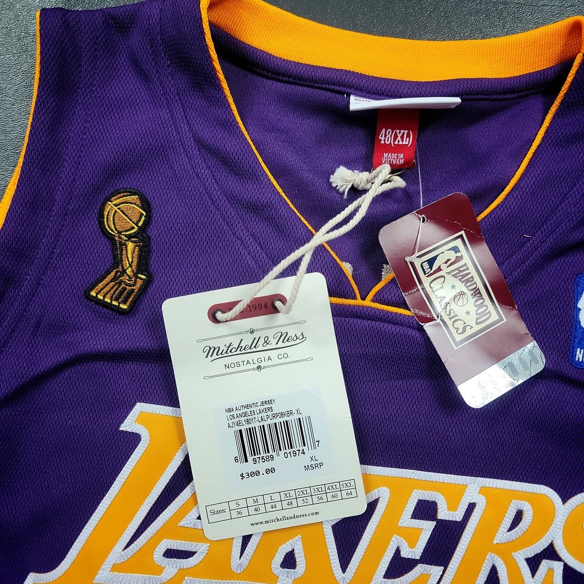 100% Authentic Kobe Bryant Mitchell Ness 08 2009 Finals 100% Authentic Kobe Bryant Mitchell Ness 08 2009 Finals