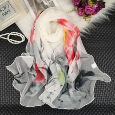 Scarf-Stole-Elegant-Timeless-Chiffon-New