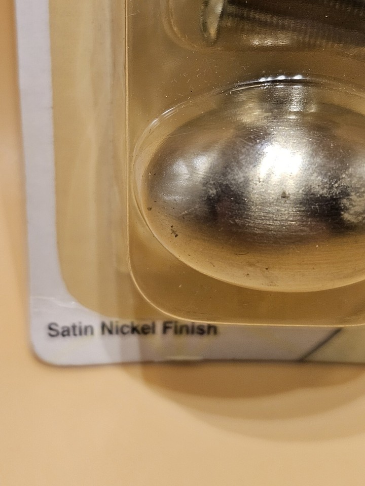 Symmetry Dorman Oval Drawer Knobs 1919 Satin Nickel Finish 2 Pack eBay