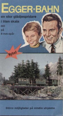 catalogue EGGER - RAILWAY 1965/66 Nyhet - Folder - Svensk utgåva SV aa