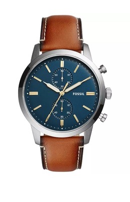 Fossil Men's Townsman Blue Dial Watch - FS5279