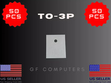 50 X TO-3P TO-247 Transistor Silicone Insulator Pads Thermal Insulation Pad