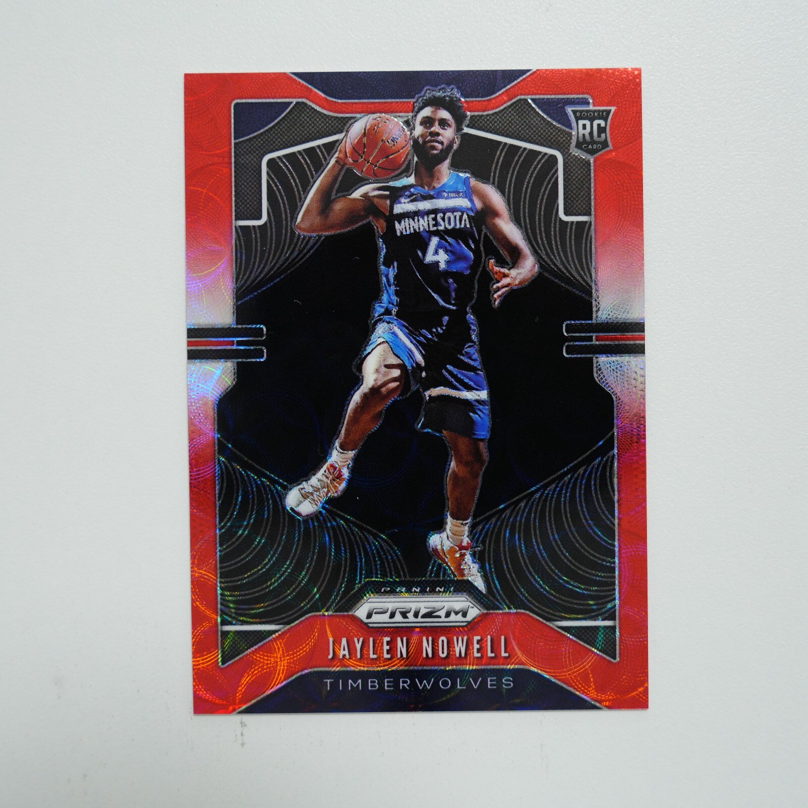 Jaylen Nowell 2019-20 Panini Prizm Rookie Prizms Choice Red RC /88 #281