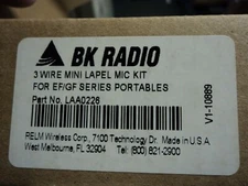 NEW Surveillance Earpiece Kit W/ PTT Bendix king BK DPH DPHX GPH EPH EPV LAA0226