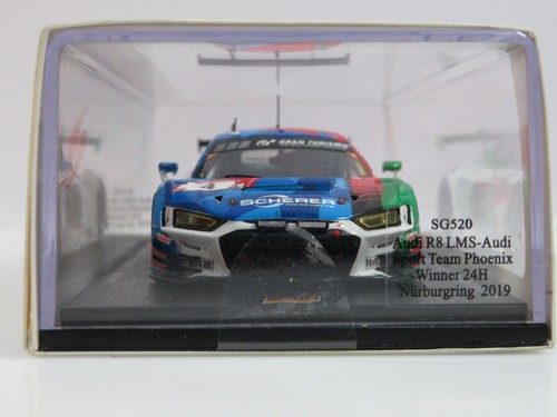 1:43 Spark SG520 Audi R8 LMS Team Phoenix Winner 24h N-Ring 2019 X2 - Imagen 4 de 6