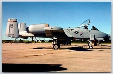 Vintage Postcard A-10A Warthog Plane Airplane Aviation Military unposted