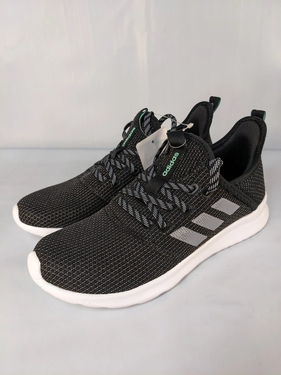 Adidas women's cloudfoam clearance pure sneaker  black