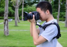 New Black Camera Belt Single Neck Shoulder Strap Sling for DSLR Sony Canon Nikon