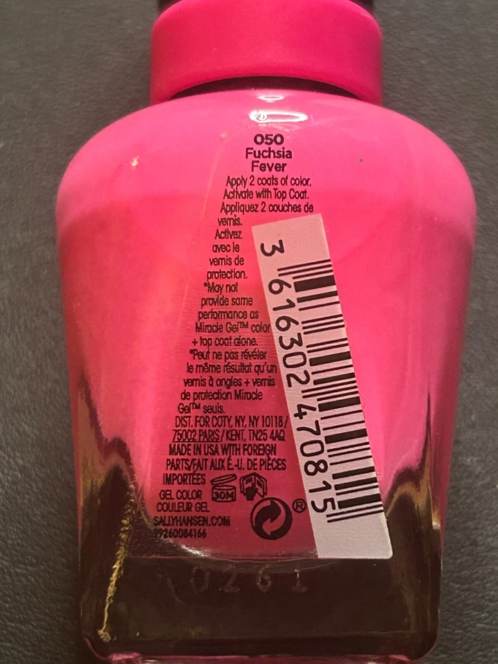 Esmalte de uñas en gel Sally Hansen Miracle, 14,7 ml/0,50 FL. OZ. (Tú eliges el color) Foto 4 de 4