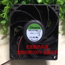 SUNON PMD2409PMB1-A 9238 DC24V 12.2W 9CM 2-Wire Inverter Cooling Fan