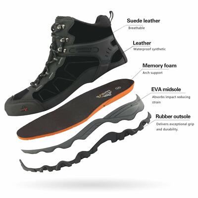 Men's Waterproof Hiking Boots Non-slip Trekking Climbing Boots