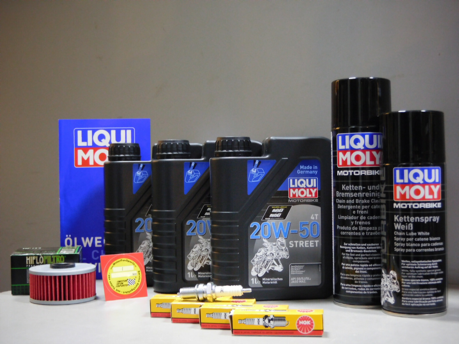 Maintenance Set Yamaha XJ 550 Oil Filter Spark Plug Service Inspection