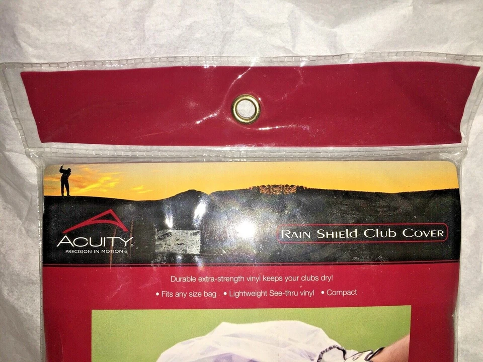 Golf Club Rain Shield - Clear Easy Access - Keep clubs dry - ACUITY - NEW - Image 3 of 4
