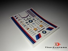 BMW - Water-Slide Decals clear 1/64 scale.