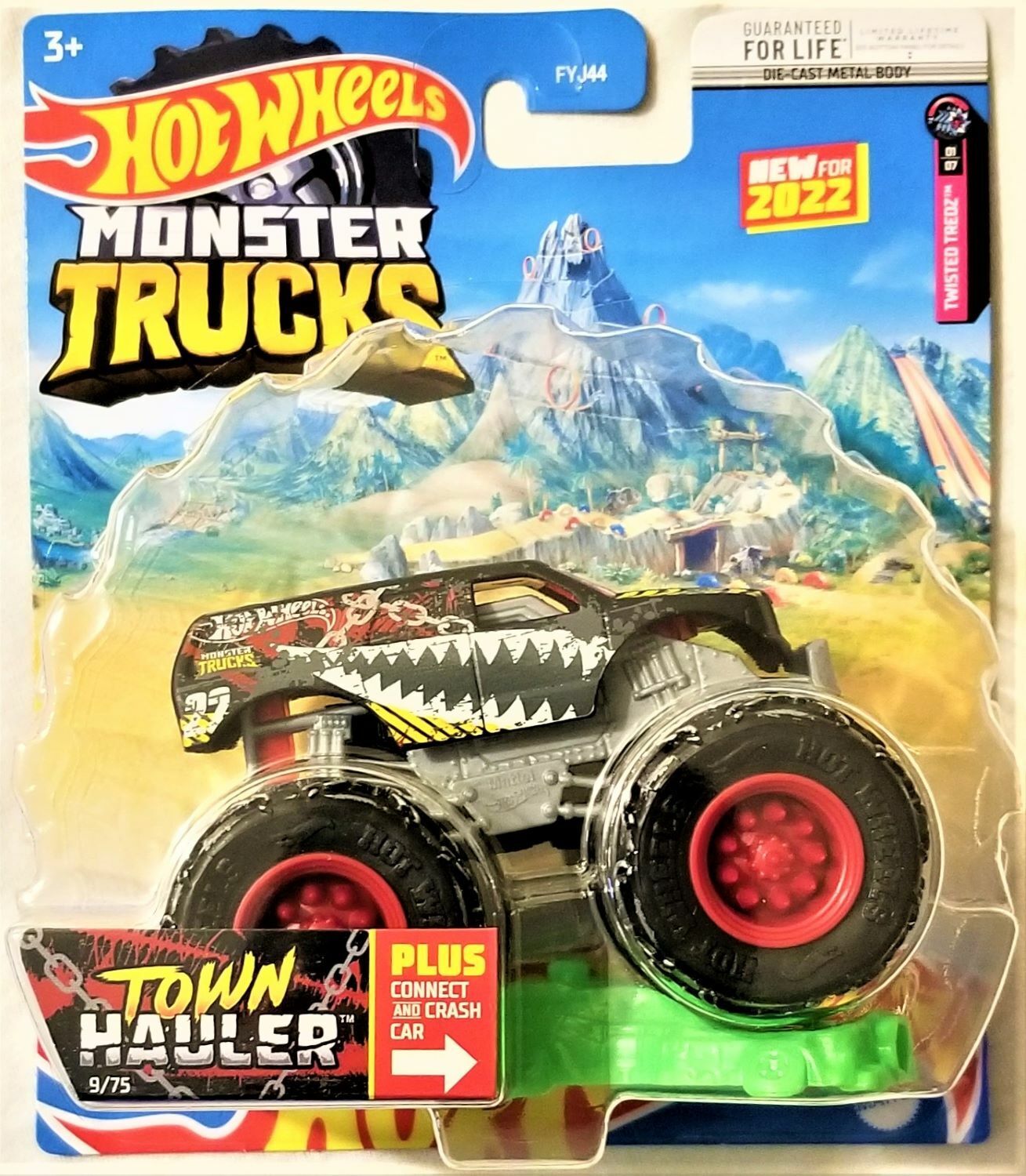 Hot Wheels - 2022 Monster Trucks Live 7/8 Mega Wrex 31/75 (BBHHG75) 