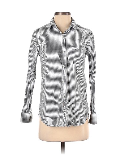 Long Sleeve Button-Down Shirt S 