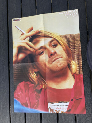 POSTER SLAYER NIRVANA KURT COBAIN 1967 1994 42 x 59 cm (12,8 x 17