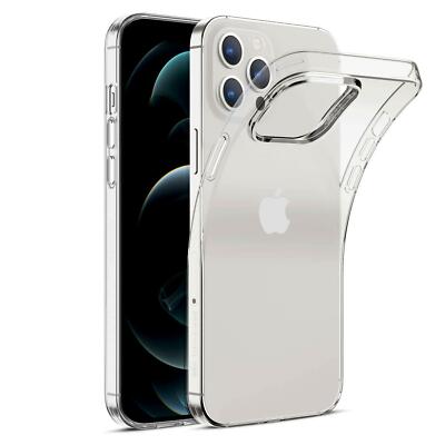 Für Apple iPhone 13 12 Mini Pro Max Hülle, Slim Stoßfest Silikon Gel Cover