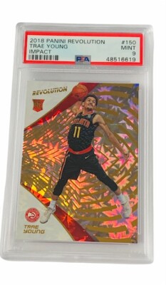 Trae Young RC Revolution IMPACT PSA 9 NBAカード Trae Young RC Revolution IMPACT PSA 9 NBAカード