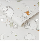 Disney Winnie The Pooh Wallpaper Up Up & Away Grey