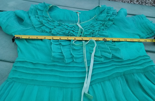 Ladies Dress Size 14 Tea/Mint Green By Culture BNWT Short 34" Length - Picture 11 of 12