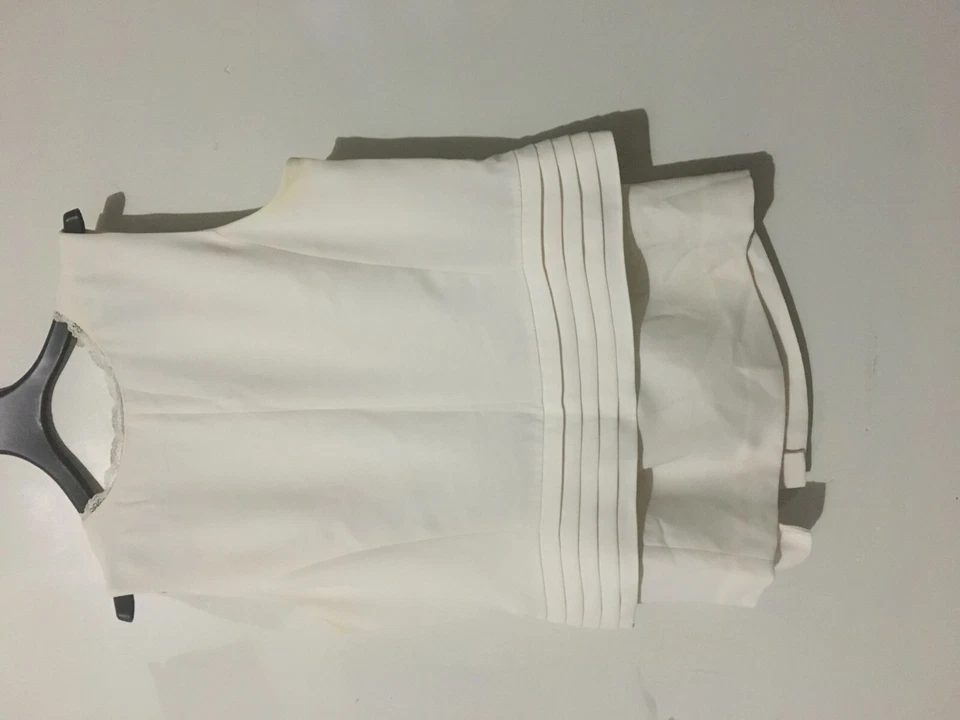 Amanda Talla 14 Crema 2 Piezas Falda Traje Chaqueta Blazer Formal Mujer Foto 2 de 4