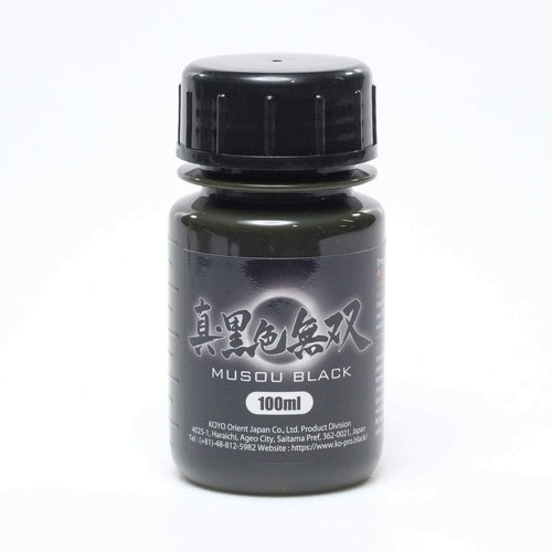 SHIN KOKUSHOKU MUSOU BLACK ACRYLIC PAINT 100ml KOYO Orient Japan eBay