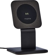 Image of Mophie Wireless Qi Charging Stand 15W snap+ with 20W UK USB C Plug - Black