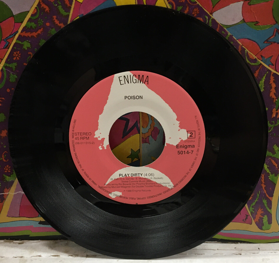 Poison I Won't Forget You Import 7” Single 5014-7 | eBay