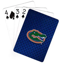 Florida Gators Diamond Plate Playing Cards,