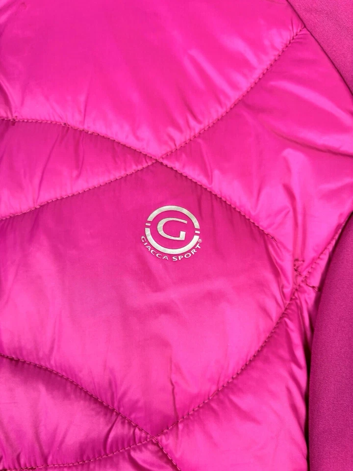 Puffer Jacket Giacca Sport Women’s M Hot Pink Hiking Skiing Sledding Outdoor - Image 3 of 4