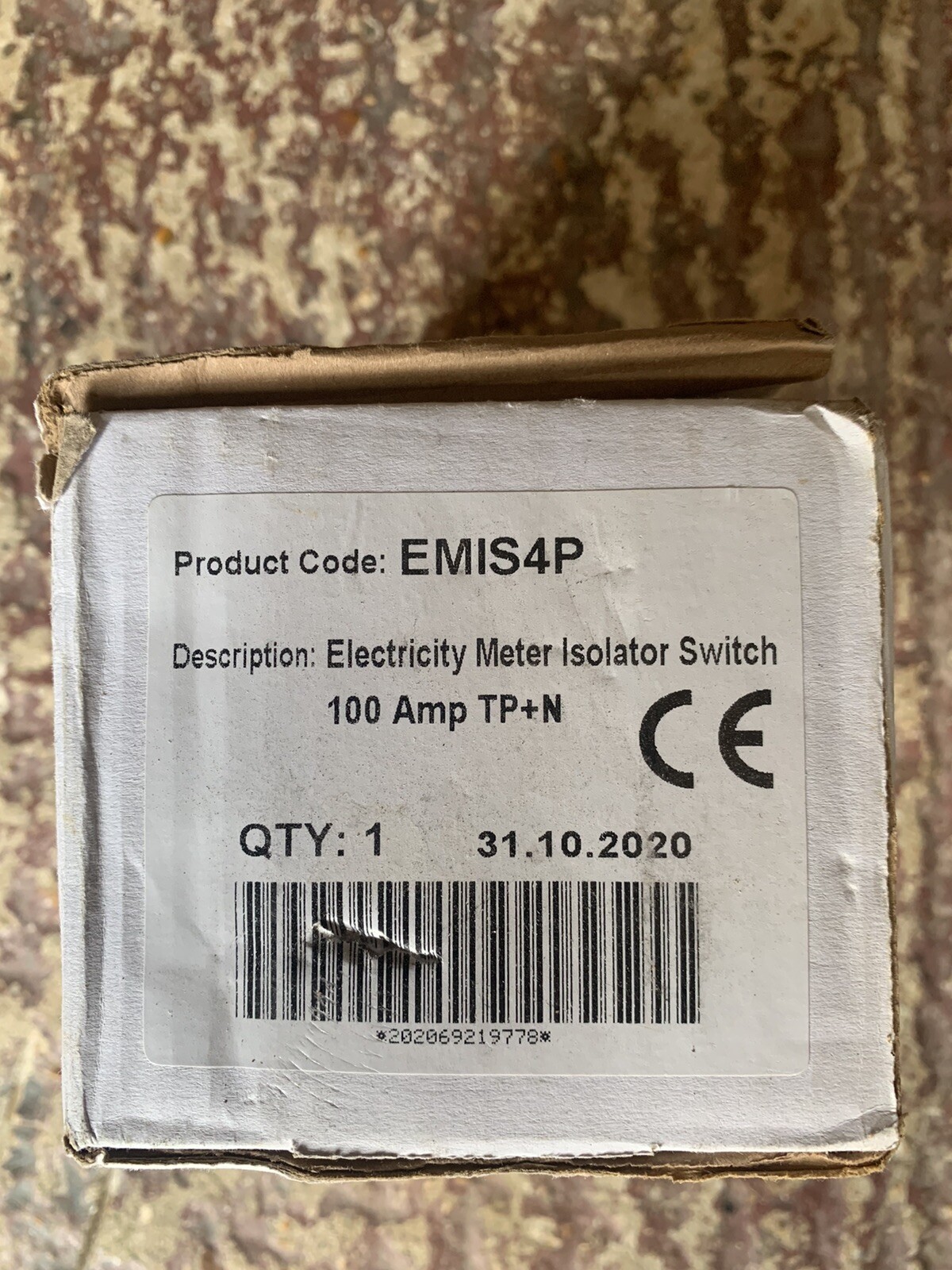 PROTEUS 100A DP 1 Phase Electricity Meter Isolator Switch Brand New