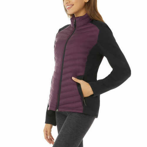 ladies mixed media jacket