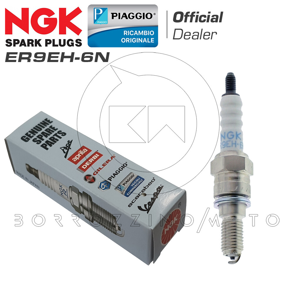 Original Spark Plug ER9EH-6N Piaggio VESPA LX 4T-4V 50 2009-2013