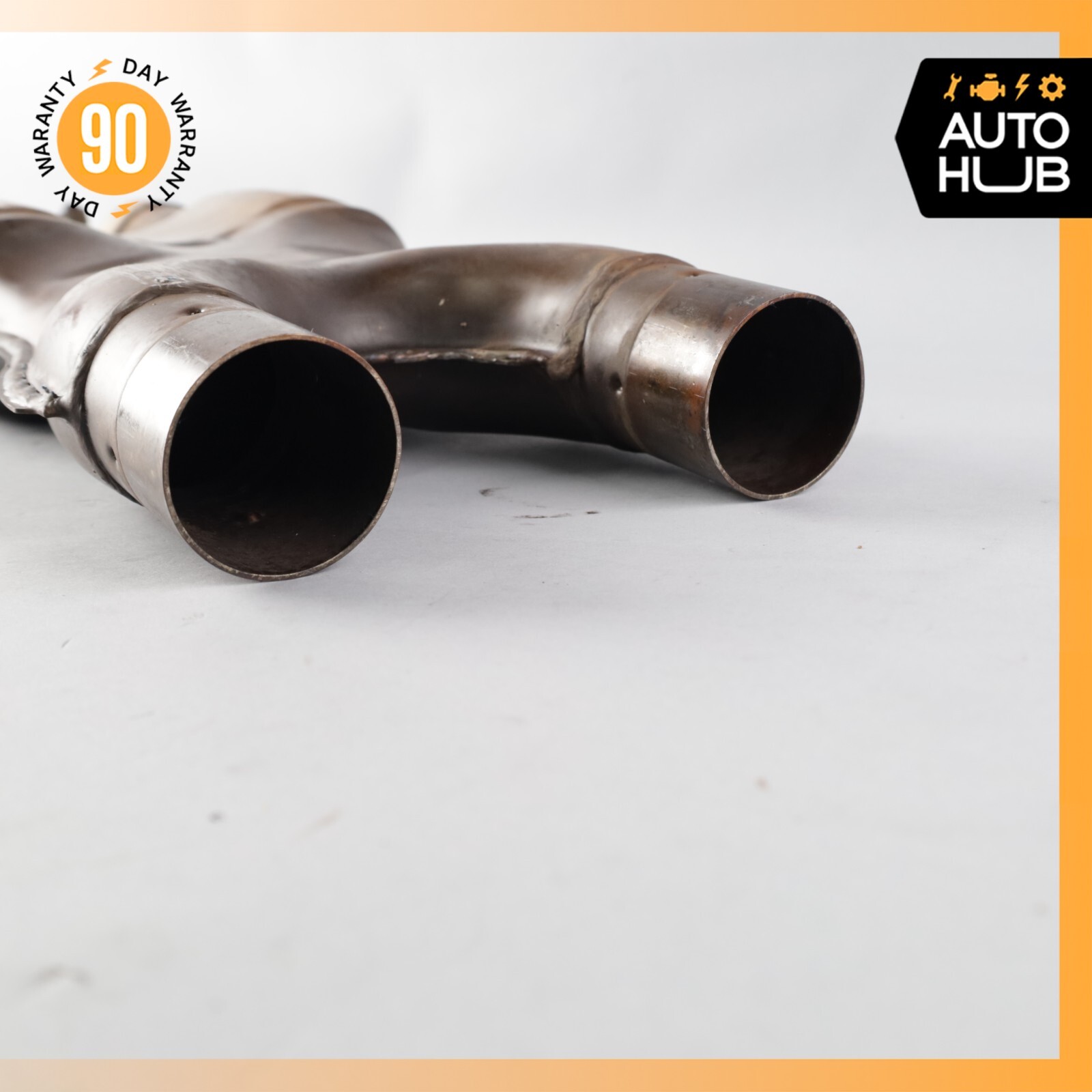 05-07 Maserati Quattroporte M139 Exhaust Mid Pipe Center Resonator Silencer OEM