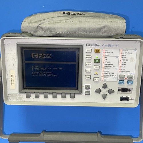 HP Agilent 37717C OmniBER 717 Communications Analyzer STM-0/1/4  SONET/SDH  