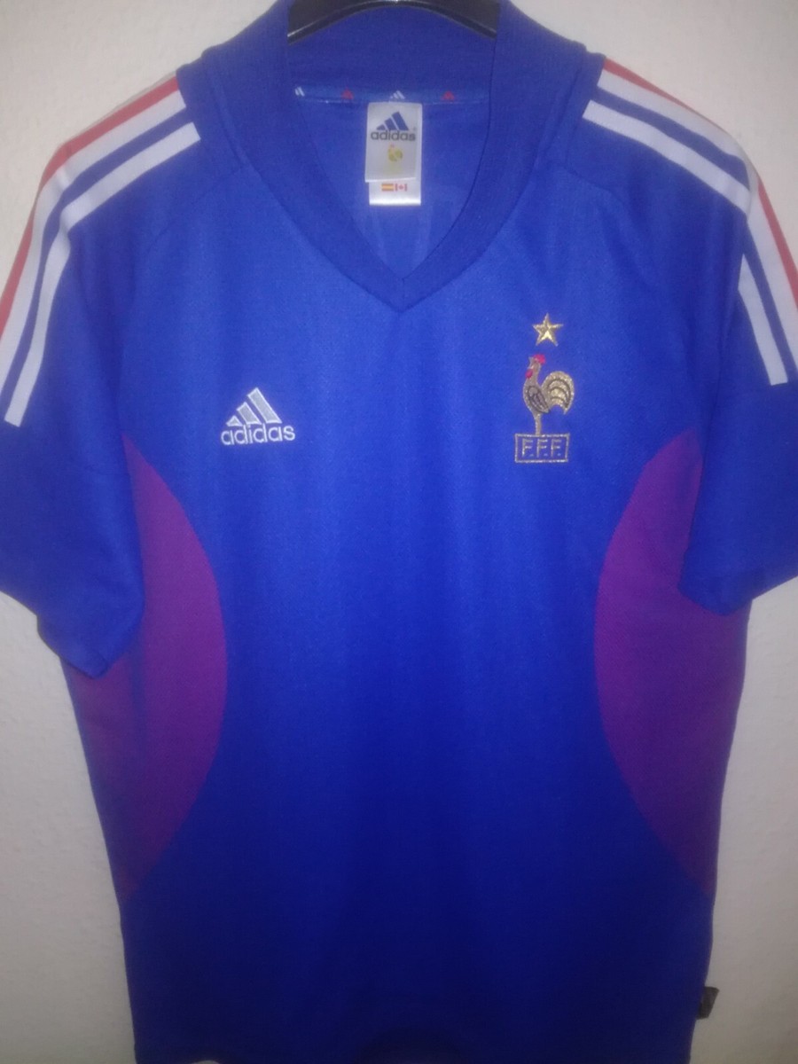 FRANCE 2002 WC Zidane 10 camiseta shirt trikot maillot