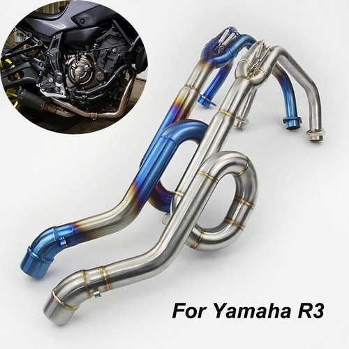 Front Header Link Pipe Slip On Exhaust Muffler System Fit For Yamaha ...