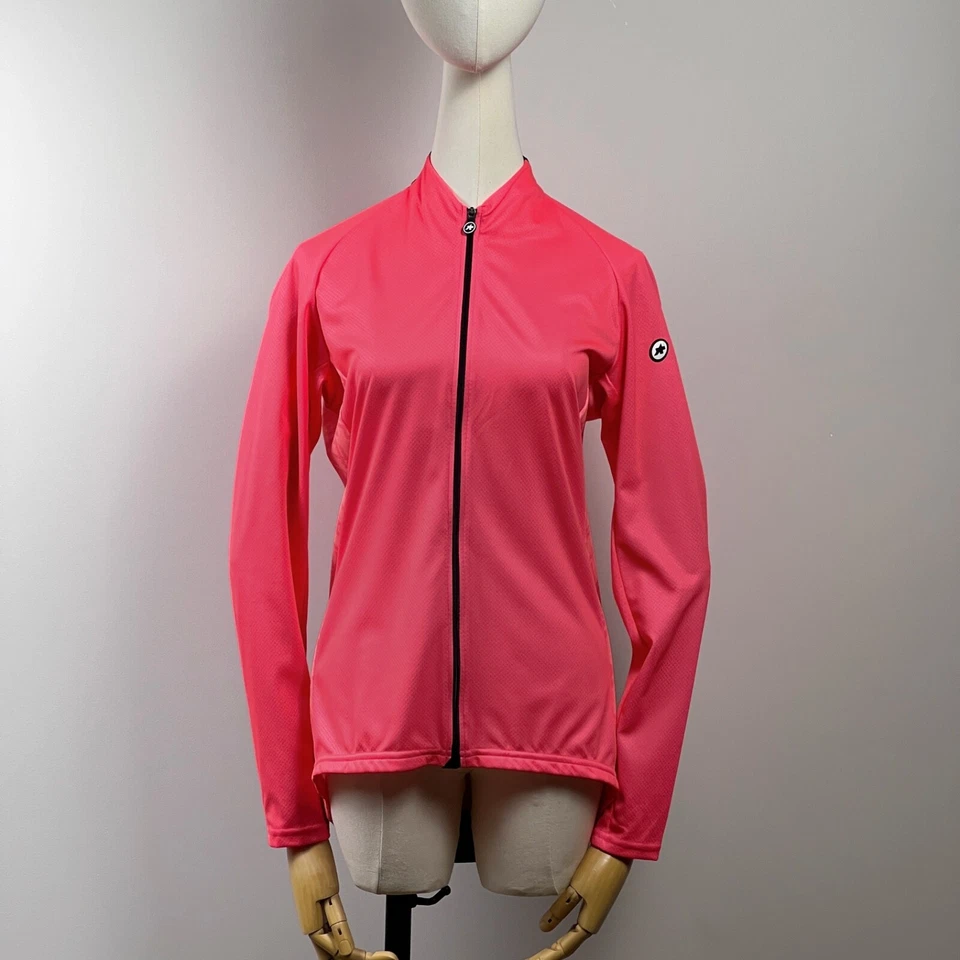 NUEVO CON ETIQUETAS ASSOS Uma GT Verano LS Jersey Rosa Talla XXL Mujer Cremallera Completa Manga Larga Foto 4 de 4
