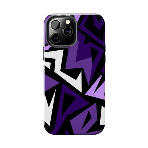 Purple Abstract Shapes Art Phone Case for iPhone & Samsung Galaxy Phones - 第 51/108 張圖片