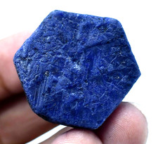 Natural Africa Huge Blue Sapphire 163.5 CT Certified Facet Color-Enhanced Rough