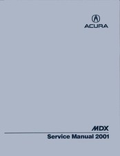 2001 Acura MDX Service Shop Repair Manual Book Engine Drivetrain Electrical OEM