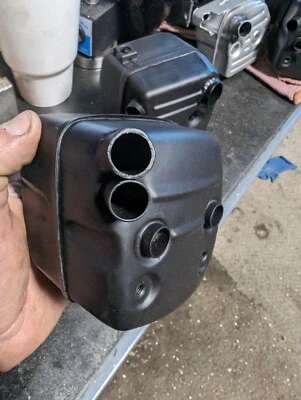 Husqvarna Chainsaw Ported Shot Dual Port Muffler 372XP 390XP 385XP 372 390 XP