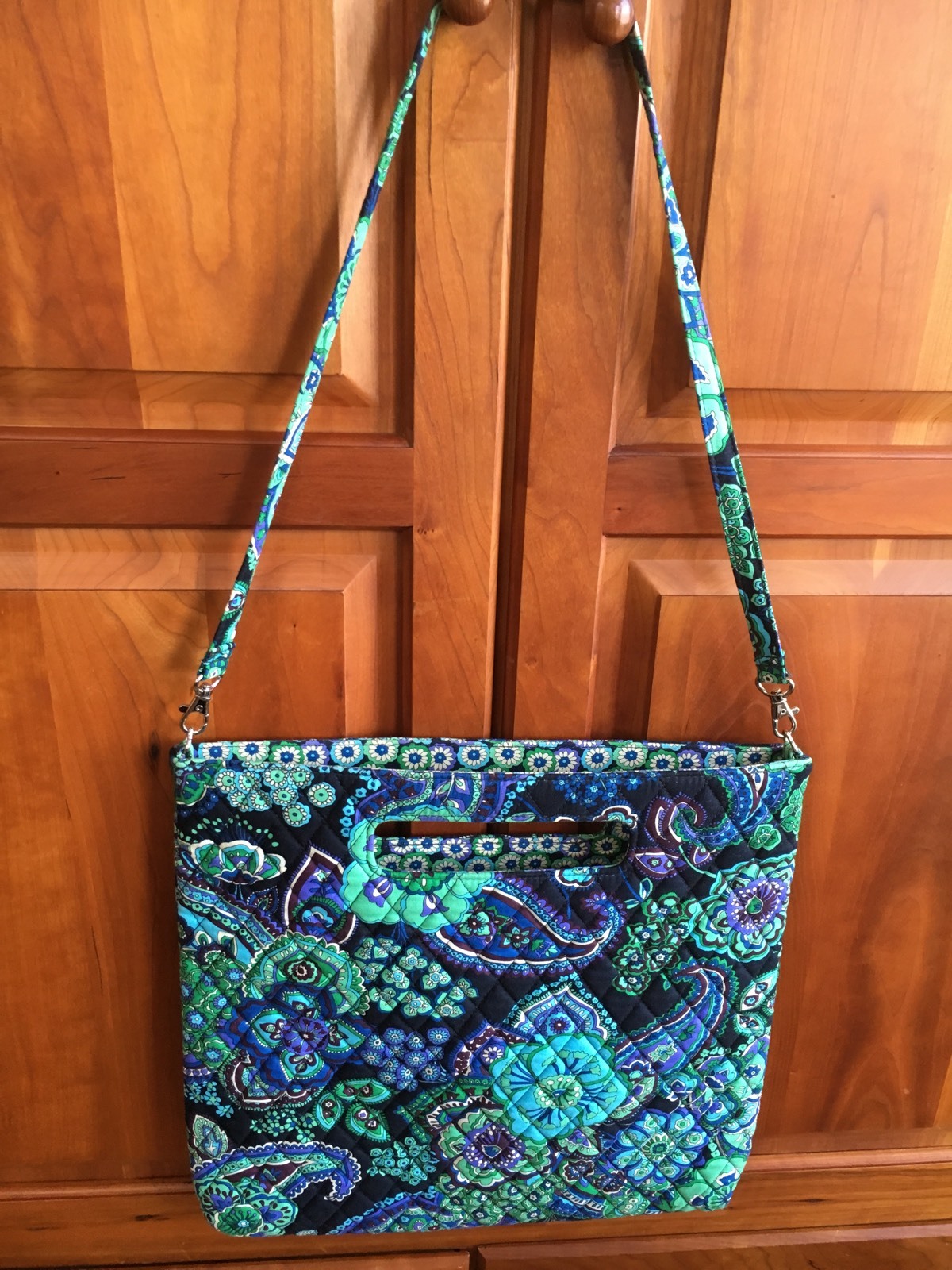 Vera Bradley Purse Blue Rhapsody Tote Bag / Shoulder Bag 14