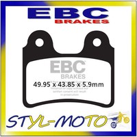 FA303TT Sintermetall-BremsbeläGe Vorne Links Ebc Beta Rev 250 2007-2008