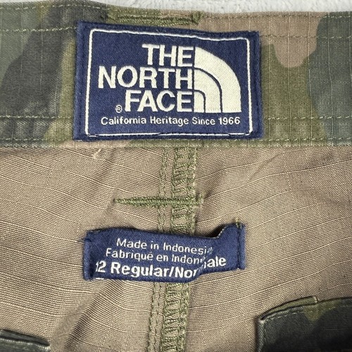 North Face Shorts Mens 32 Camo Cargo Ripstop Canvas Pockets Outdoor - Picture 3 of 9
